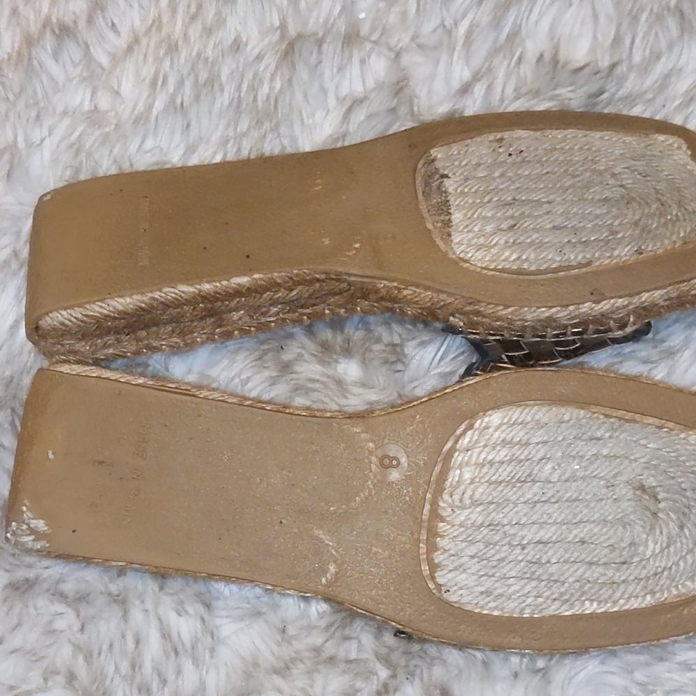 André Assous Womens Sari Leather Espadrille Size:8 - Picture 5 of 8